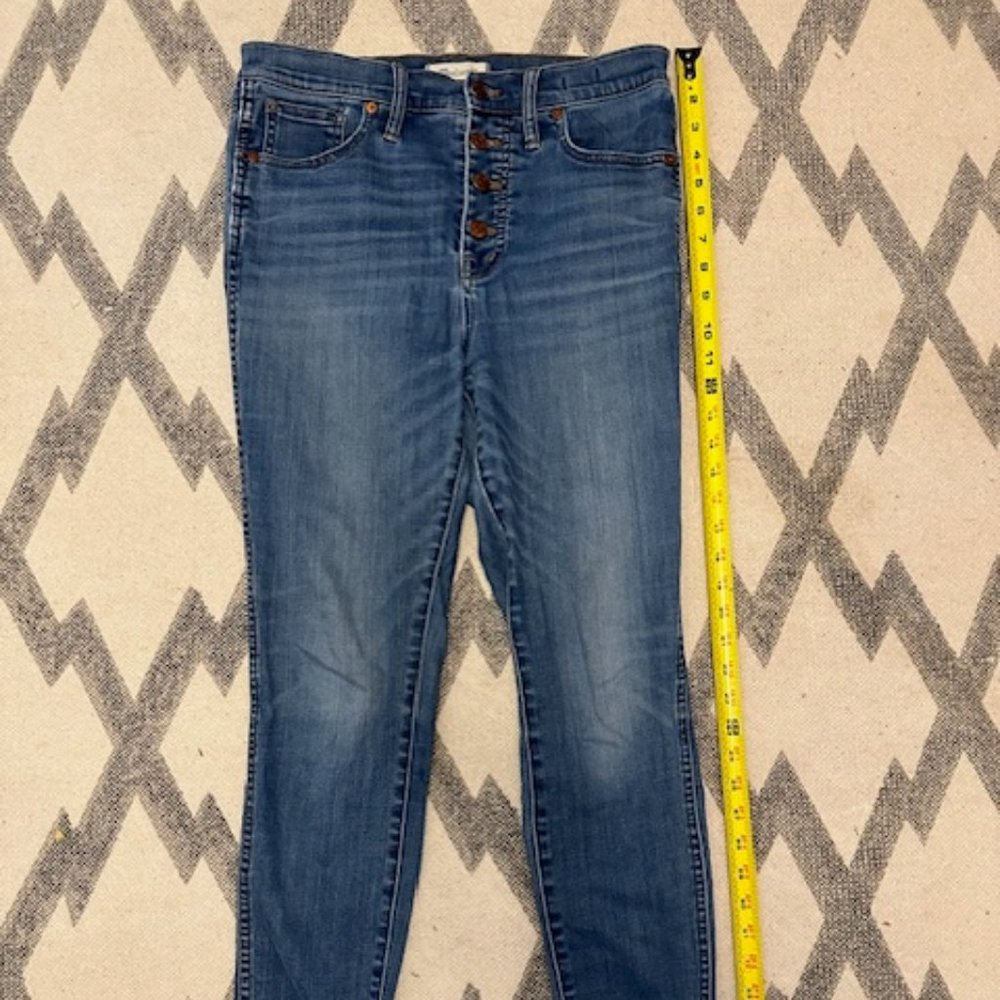 Madewell 10" Cropped Skinny High-rise jeans 29